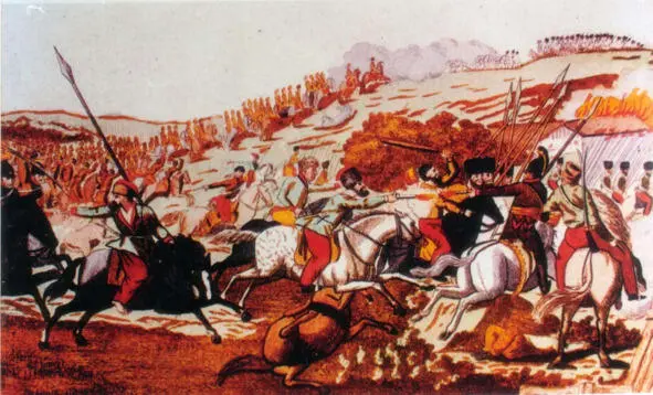 Стычка казаков с французами у с Довгелишки 23 июня 1812 года Раскраш - фото 2