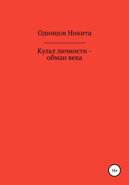 Никита Одинцов Культ личности – обман века обложка книги