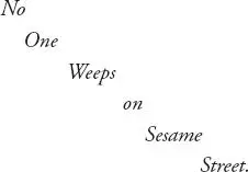 No One Weeps on Sesame Street Catchy I said She seemed pleased - фото 2