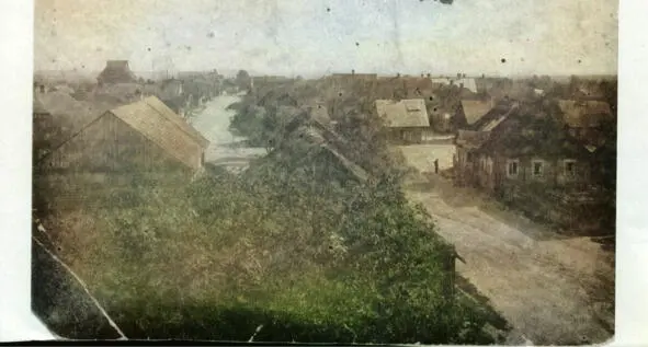 Уникальный вид с воздуха на местечко Вольпа 1918 год Вероятно открытка - фото 27