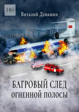 Виталий Девяшин Багровый след огненной полосы обложка книги