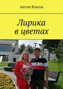 Антон Власов Лирика в цветах обложка книги