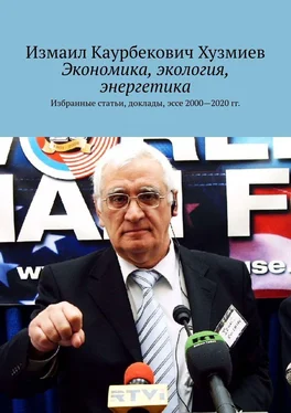 Измаил Хузмиев Экономика, экология, энергетика. Избранные статьи, доклады, эссе 2000—2020 гг. обложка книги