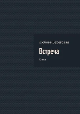 Любовь Береговая Встреча. Стихи обложка книги