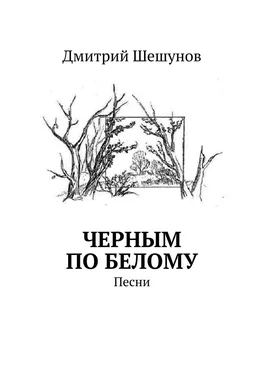 Дмитрий Шешунов Черным по белому. Песни обложка книги