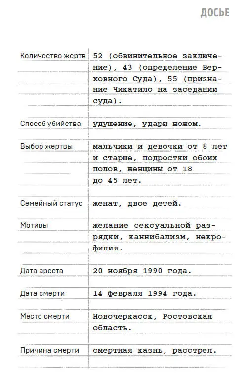 Имя Андрея Чикатило давно уже стало нарицательным Настолько популярным он - фото 4