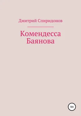 Дмитрий Спиридонов Комендесса Баянова обложка книги