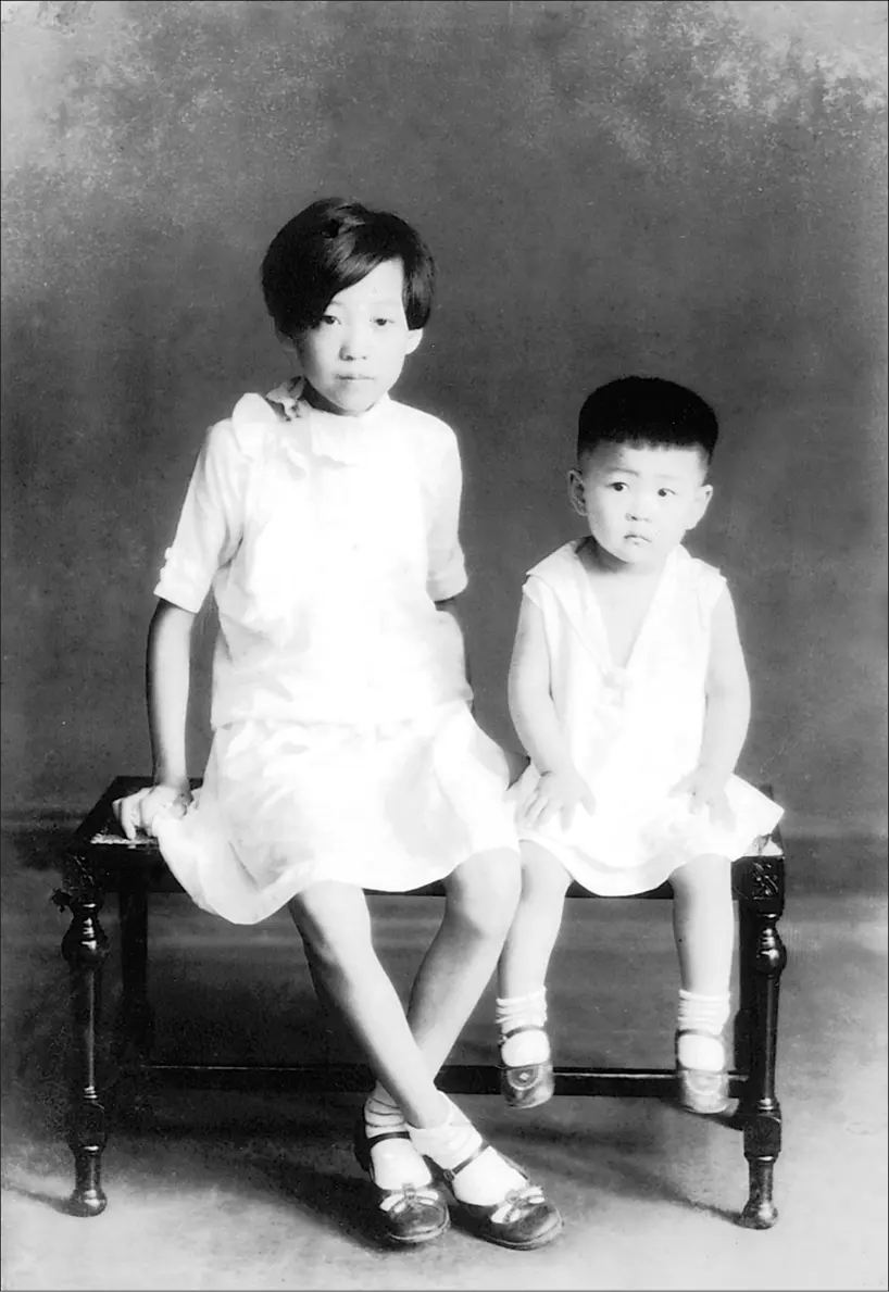 Chi PangYuan und ihre Schwester Ningyuan Mandschurei 1930 - фото 5
