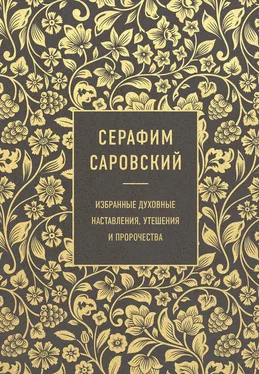 преподобный Серафим Саровский Избранные духовные наставления, утешения и пророчества обложка книги