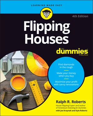 Ralph R. Roberts Flipping Houses For Dummies обложка книги