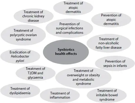 Figure 24 Synbiotics health benefits tested with human trials Adapted from - фото 15