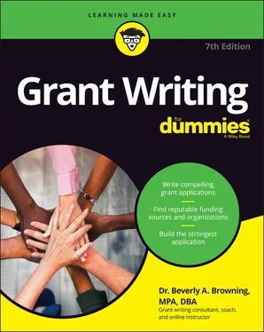 Beverly A. Browning Grant Writing For Dummies обложка книги