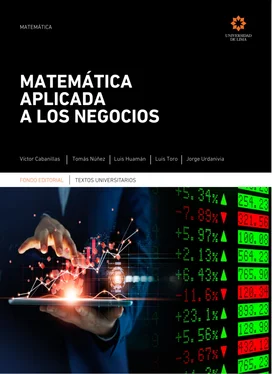 Victor Cabanillas Zanini Matemática aplicada a los negocios обложка книги