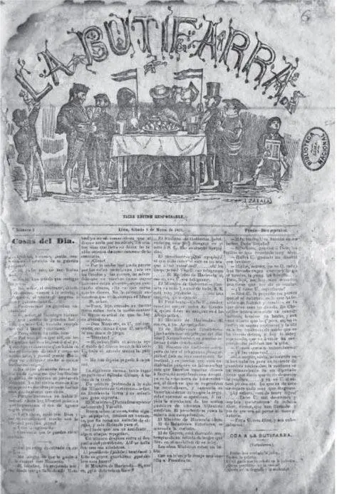 La Butifarra 8 de marzo de 1873 De corte sensacionalista circulaba en Lima - фото 12