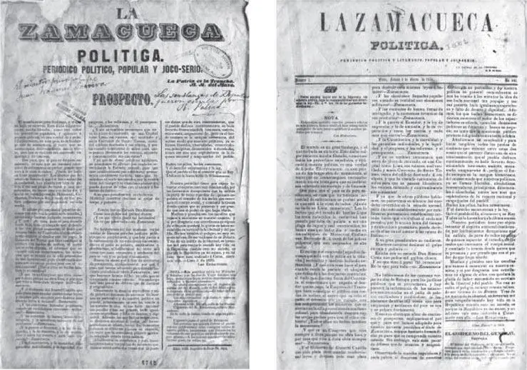 La Zamacueca 3 y 8 de enero de 1859 Dos ediciones de este tabloide - фото 9