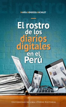María Mendoza Michilot El rostro de los diarios digitales en el Perú обложка книги