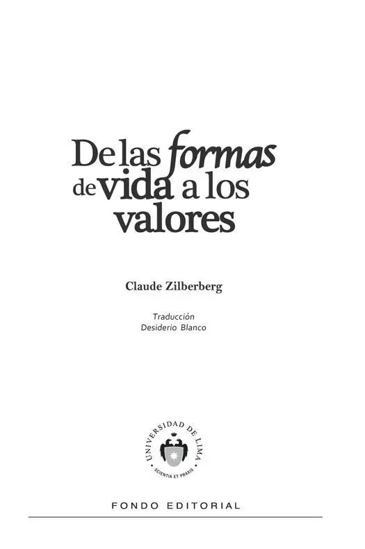 De las formas de vida a los valores - изображение 2