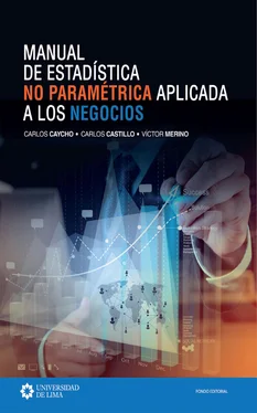 Carlos Caycho Chumpitáz Manual de estadística no paramétrica aplicada a los negocios обложка книги
