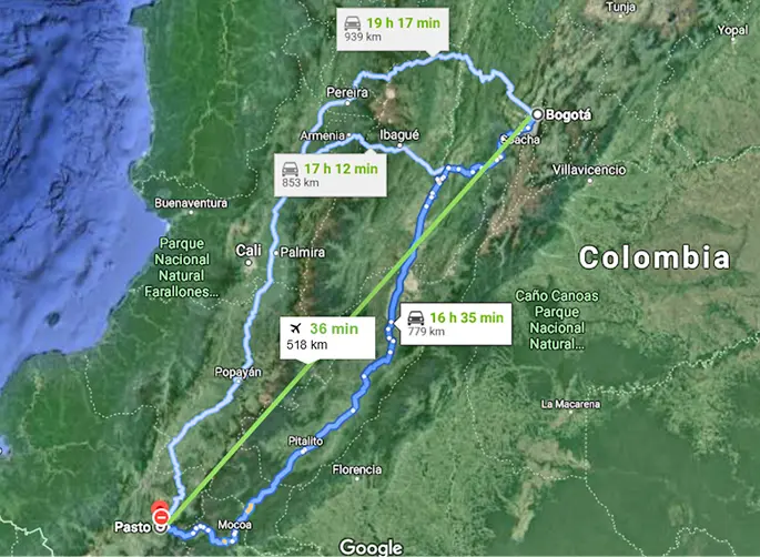 1 Cuáles son las tres rutas para llegar a la ciudad de Pasto - фото 8