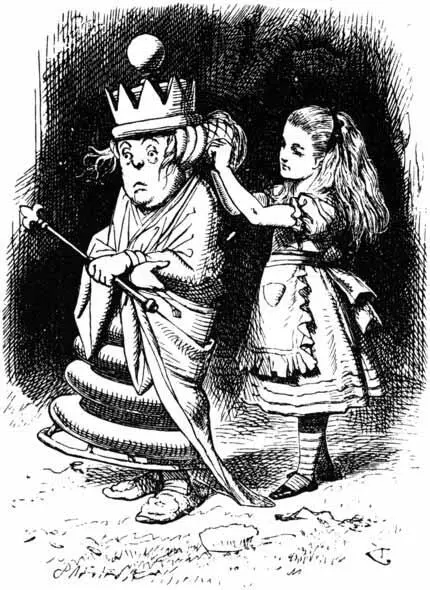 The White Queen only looked at her in a helpless frightened sort of way and - фото 69
