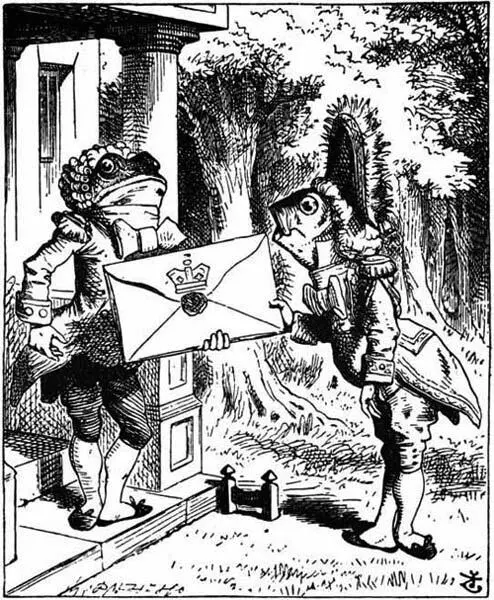 Then they both bowed low and their curls got entangled together Alice laughed - фото 19