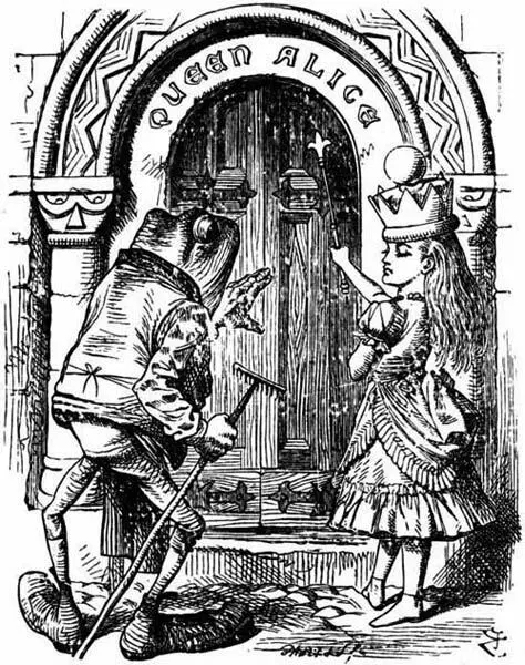What is it now the Frog said in a deep hoarse whisper Alice turned round - фото 89