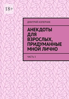 Дмитрий Коперник Анекдоты для взрослых, придуманные мной лично. Часть 3 обложка книги