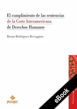 Bruno Rodríguez El cumplimiento de las sentencias de la Corte Interamericana de Derechos Humanos обложка книги