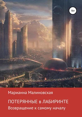 Марианна Малиновская Потерянные в лабиринте обложка книги