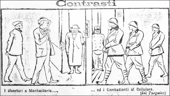 Fig 12 Contrastes Los desertores a Montecitorio y los veteranos al - фото 5
