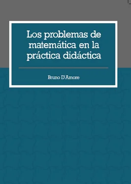 Bruno D´Amore Los problemas de matemática en la práctica didáctica обложка книги