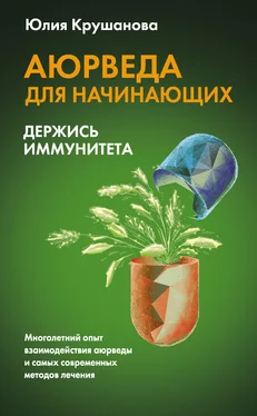 Юлия Крушанова Аюрведа для начинающих. Держись иммунитета обложка книги