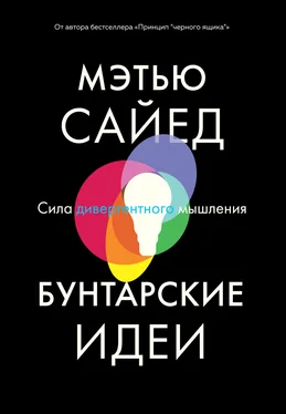 Мэтью Сайед Бунтарские идеи. Сила дивергентного мышления обложка книги