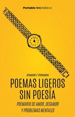 Armando E Villanueva Poemas ligeros sin poesía обложка книги