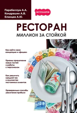 Андрей Парабеллум Ресторан. Миллион за стойкой обложка книги