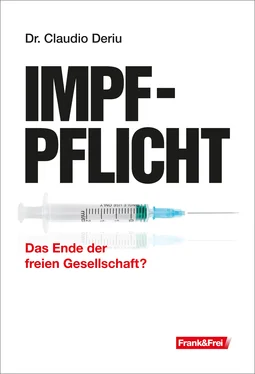 Claudio Deriu Impfpflicht обложка книги