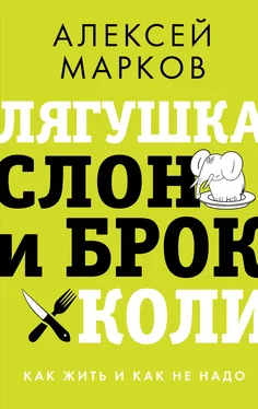 Алексей Марков Лягушка, слон и брокколи. Как жить и как не надо обложка книги