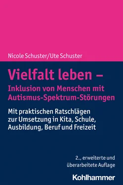 Nicole Schuster Vielfalt leben - Inklusion von Menschen mit Autismus-Spektrum-Störungen обложка книги