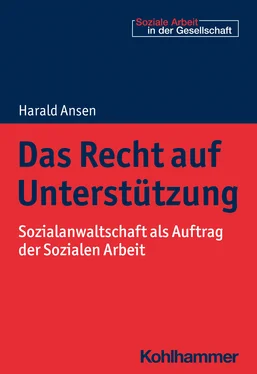 Harald Ansen Das Recht auf Unterstützung обложка книги