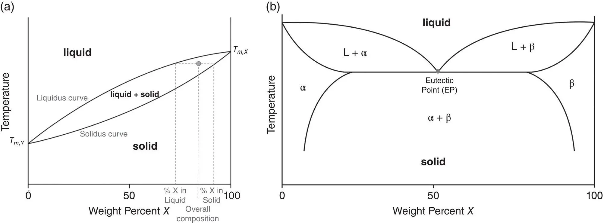 Figure 24 Sample phase diagram schematic for a binary XY system a Simple - фото 41