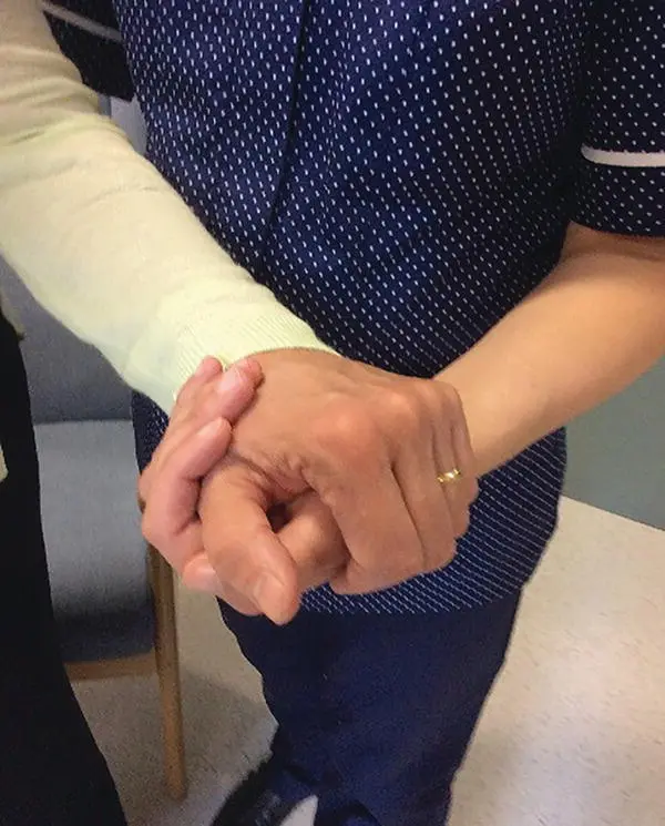 Figure 92 Walking with assistance of one Figure 93 Walking with - фото 22