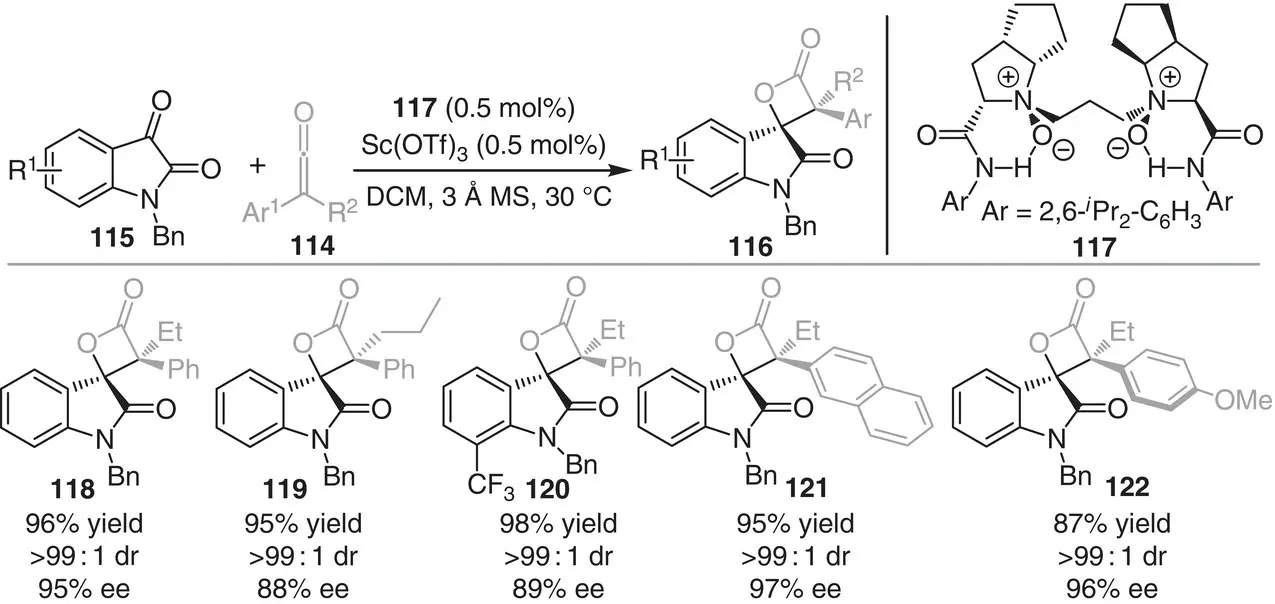 Scheme 311 Scandiumcatalyzed asymmetric cycloaddition between ketenes and - фото 64