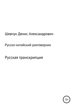 Денис Шевчук Русско-китайский разговорник обложка книги