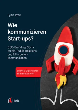 Lydia Prexl Wie kommunizieren Start-ups? обложка книги
