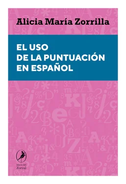 Alicia Zorrilla El uso de la puntuación en español обложка книги