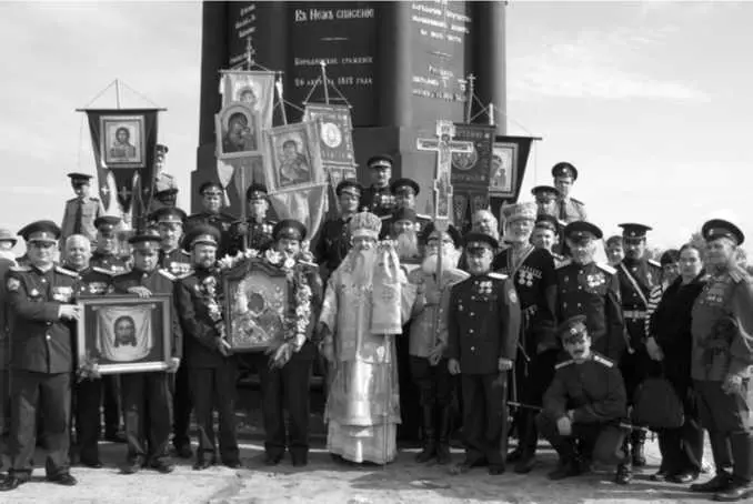 У памятника Куликовской битве Тульские казаки без помощи со стороны властей - фото 25