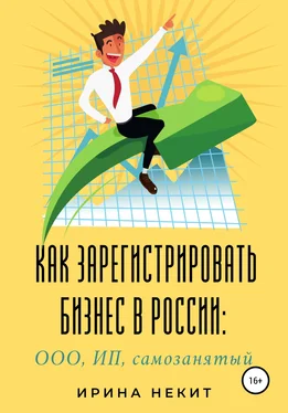 Ирина Некит Как зарегистрировать бизнес в России: ООО, ИП, самозанятый обложка книги