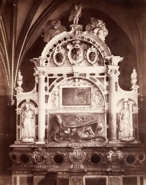 Надмагільны помнік Баторыя ў Кракаве Фота Ігнацыя Крыгера 1896 год - фото 20