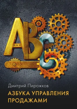 Дмитрий Пирожков Азбука управления продажами обложка книги