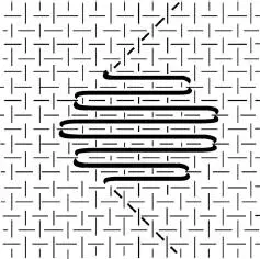 Abb 3 Einseitiger Broché Der Schussfaden wird über das ganze Dessin hin und - фото 60